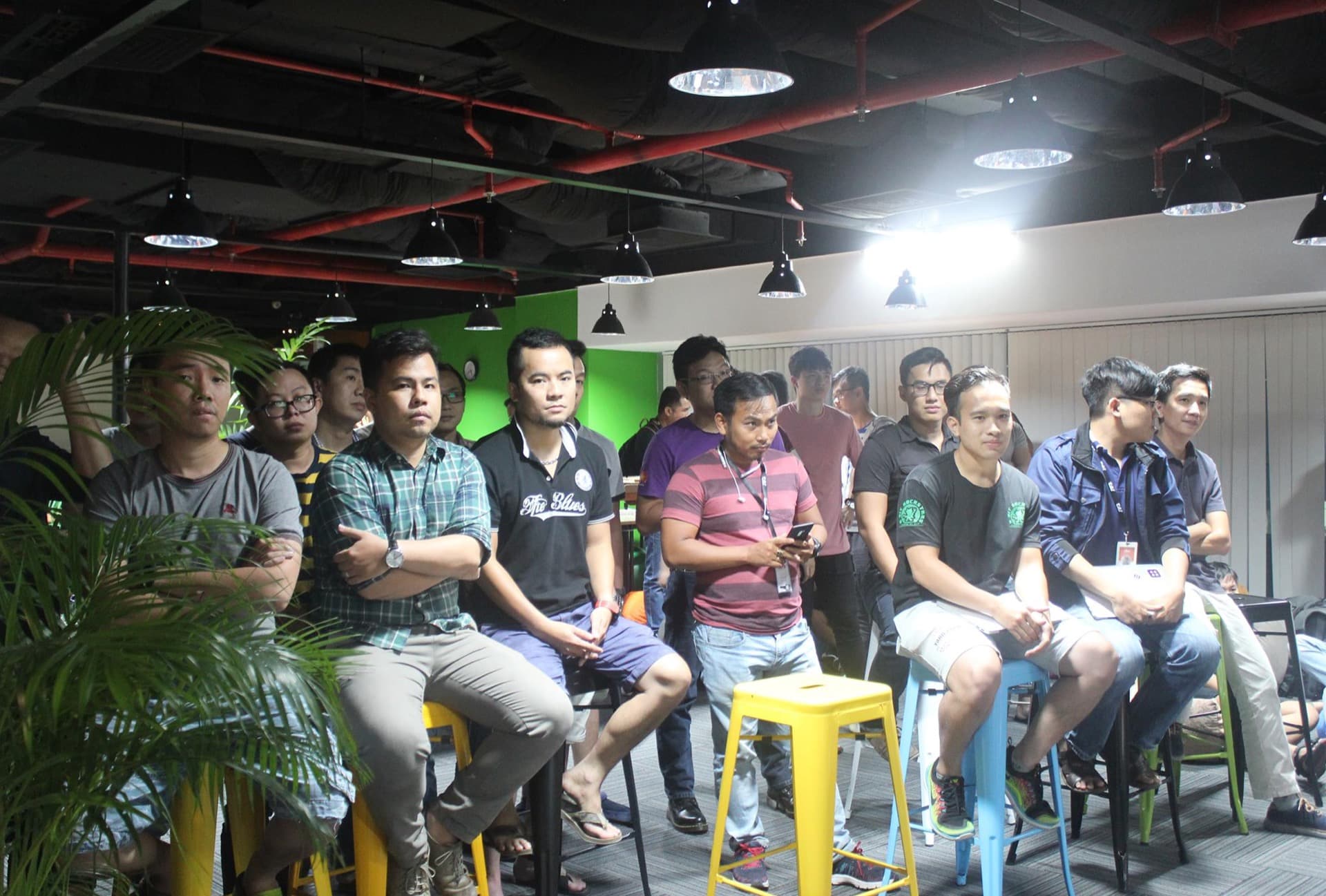 Gradion Team Event Presentation Audience Seated