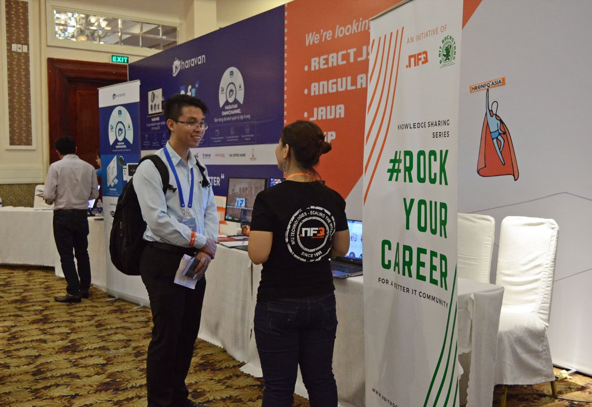 Nfq Asia Tech Conference Booth Networking