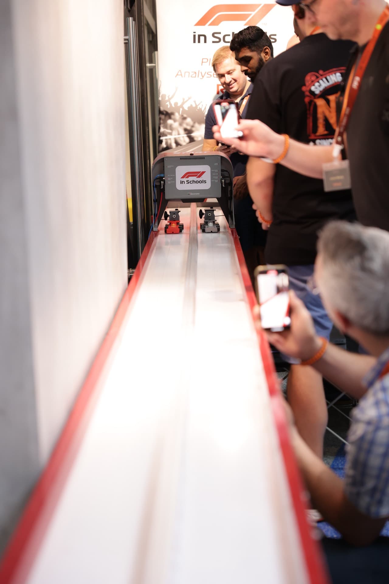 Nfq F1 In Schools Demo Booth Interaction