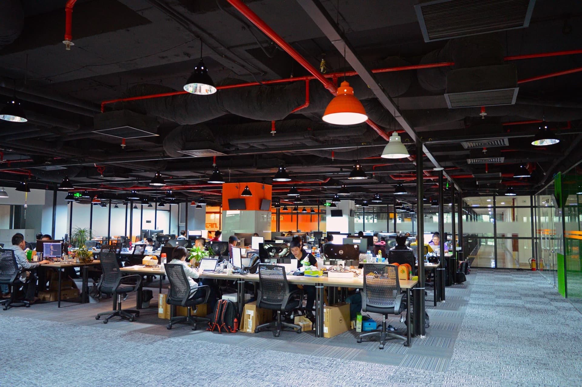 Nfq Office Open Plan Interior Desks