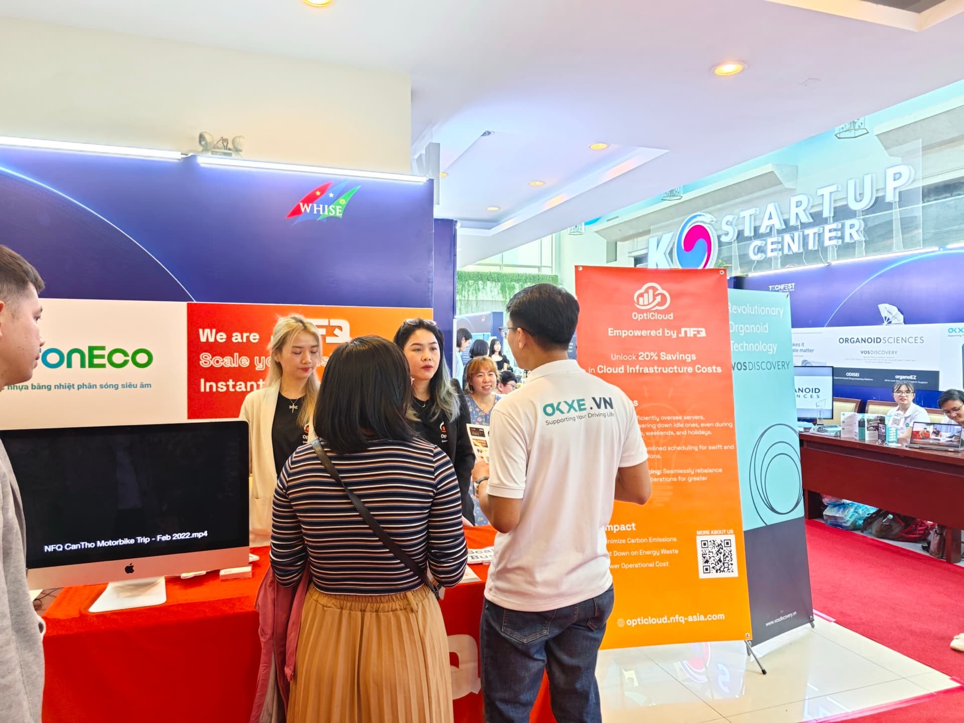 Nfq Startup Center Tech Exhibition Booth Networking