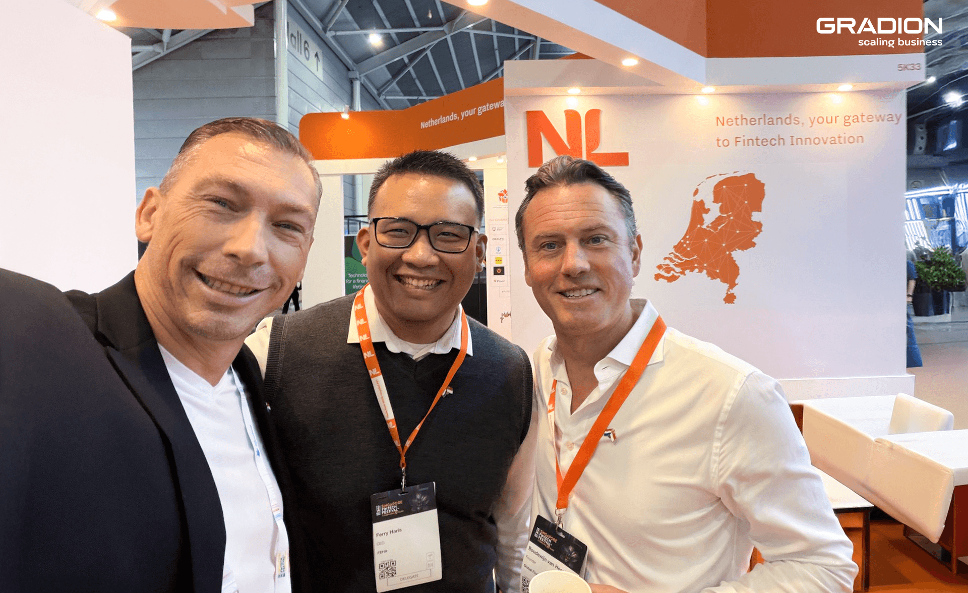 Gradion Fintech Innovation Conference Netherlands Booth