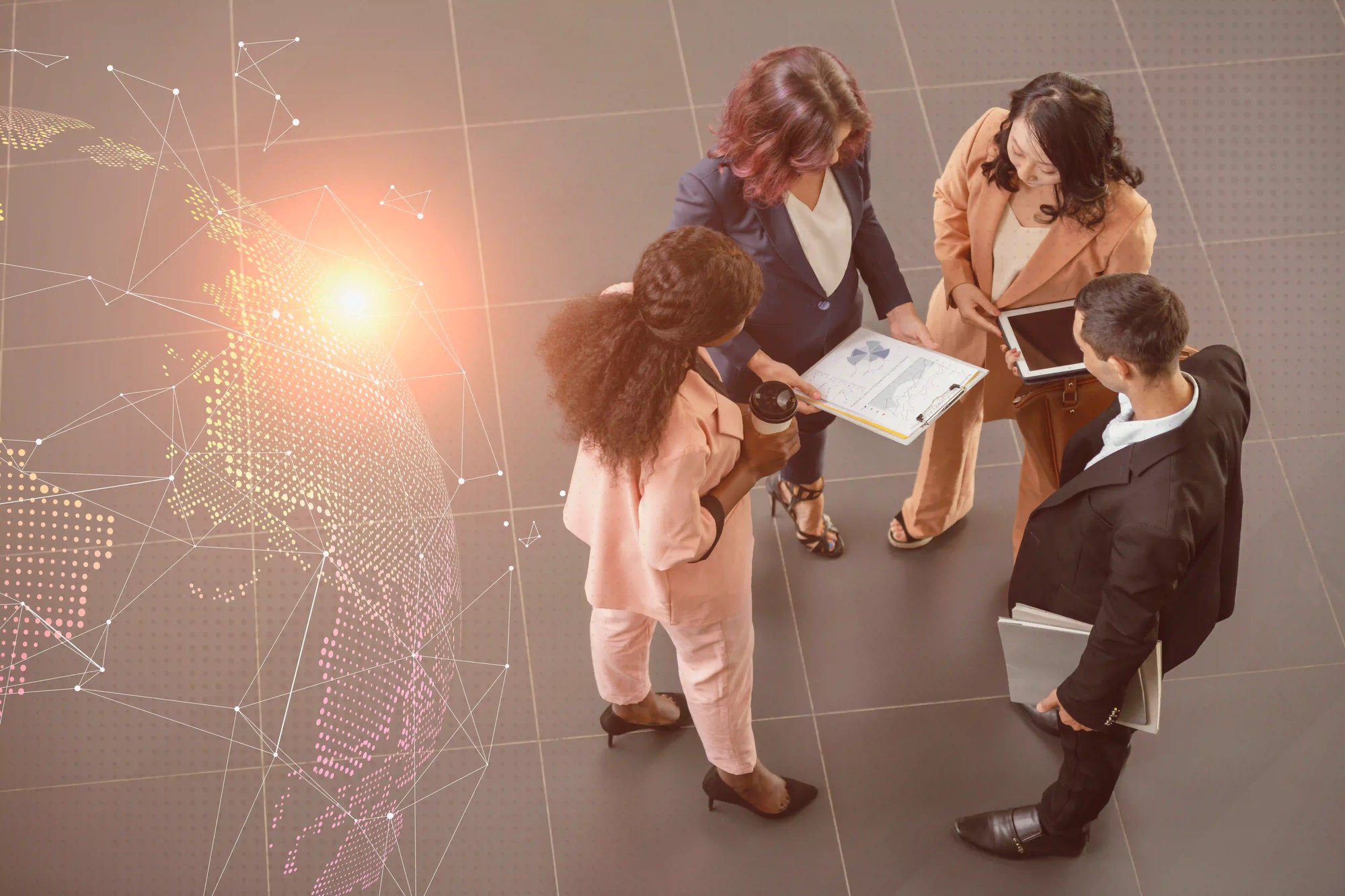 business-people-working-using-technology-connect-with-others business-people-working-using-technology-connect-with-others